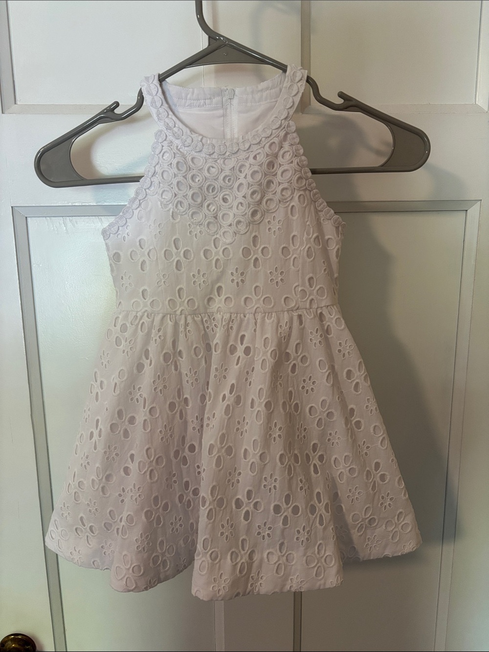 Lilly Pulitzer White Eyelet Halter Dress